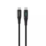 MORRE Zwarte USB-C kabel 1,5 m met display voor opladen e..., Ophalen of Verzenden, Nieuw