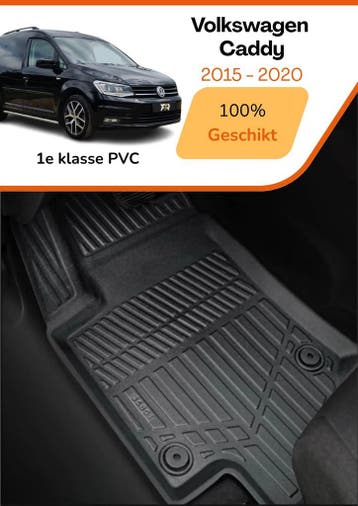 Volkswagen Caddy 2003-2015 – Premium Carbonlook Automatten, Verzenden, Nieuw