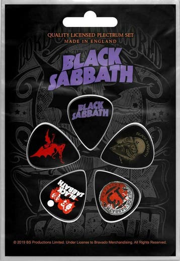 Black Sabbath Plectrum Purple Logo officiële merchandise, Ophalen of Verzenden, Nieuw, Gebruiksvoorwerp