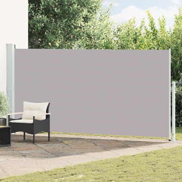 vidaXL Tuinscherm uittrekbaar 180x514 cm grijs, Tuin en Terras, Verzenden, Nieuw