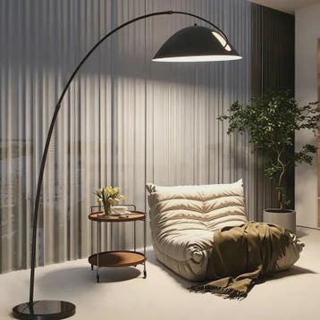 Moderne LED Boog Vloerlamp - Dimbare Stijlvolle Verlichting, Huis en Inrichting, Lampen | Vloerlampen, Verzenden, Nieuw