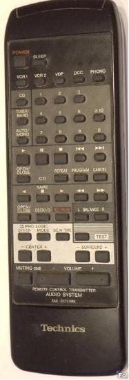 Afstandsbediening Technics rak-ch729wh st-ca1080, Audio, Tv en Foto, Afstandsbedieningen, Origineel, Nieuw, Ophalen of Verzenden