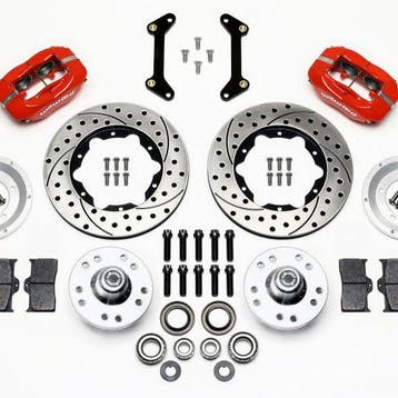 Wilwood Forged Dynalite Front Kit 11.00in Drilled Red 79-87, Ophalen of Verzenden, Nieuw
