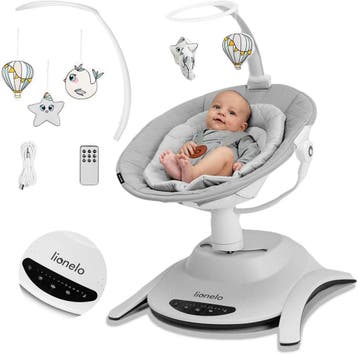 Babyschommelstoel 360 - Bamboe kussen | Laatste Stuk!, Overige merken, Schommelstoel, Nieuw, Ophalen of Verzenden
