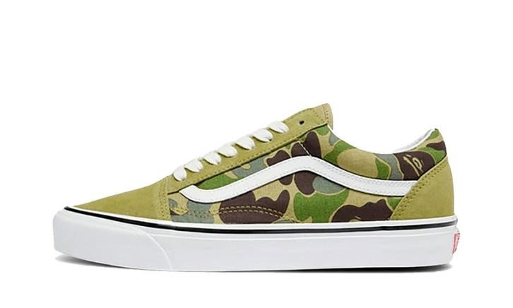 Vans Old Skool 36 DX Bape Green ABC Camo, Kleding | Heren, Schoenen