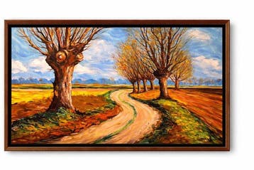 Denis Mihai - The country path, Antiek en Kunst