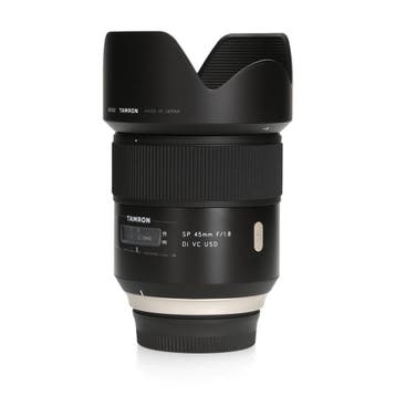 Tamron SP 45mm f/1.8 Di VC USD - Nikon F - 1 jaar garantie, Ophalen of Verzenden, Zo goed als nieuw, Tamron