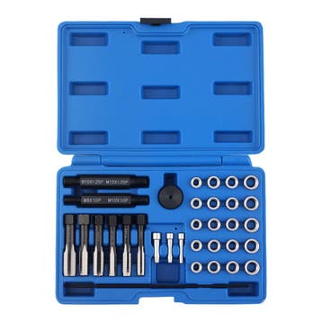 Gloeibougie draadreparatieset 33-delig M8-M14 voor cilind..., Verzenden, Nieuw