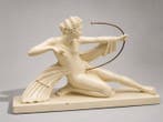 Santi - sculptuur, Diane Chasseresse Santi - 51 cm - Gips,
