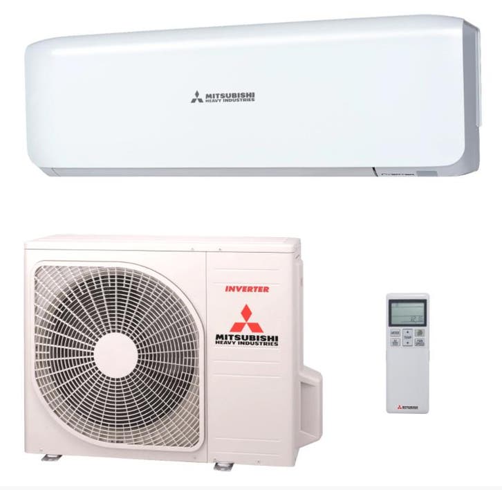 Mitsubishi Heavy SRK25-ZS Single-split Wand airco set 2,5kW, Witgoed en Apparatuur, Airco's