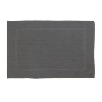 Badmat Donker Grijs 50x75cm 100% Katoen 500 GSM - Treb TT, Verzenden, Nieuw, Overige kleuren, Badmat