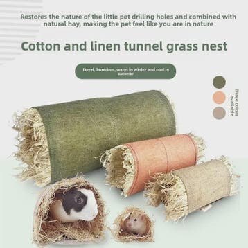 Natuurlijke Gras Tunnel Nest voor Konijnen, Cavia's & Chinch, Verzenden, Nieuw