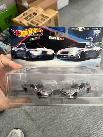 Hot Wheels 1:64 - Modelauto - Skyline GT-R R32 + BNR34, Nieuw