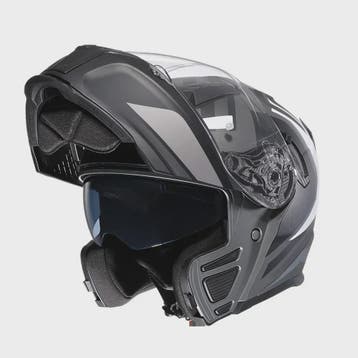 Cyril Motorcross Flip-Up Helm - Volledig Gelaatsmasker met B, Verzenden, Nieuw met kaartje