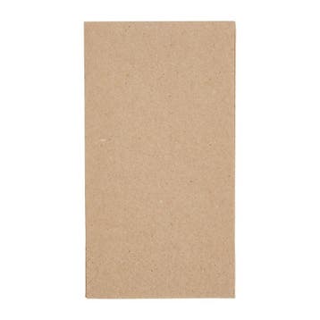 Servetten | 1/8 vouw | gerecycled kraftpapier | 40x40 cm..., Verzenden, Nieuw in verpakking