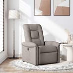 Fauteuil taupe stof verstelbaar | Retourdeal 47% Korting, Huis en Inrichting, Fauteuils, Nieuw, 75 tot 100 cm, Ophalen of Verzenden