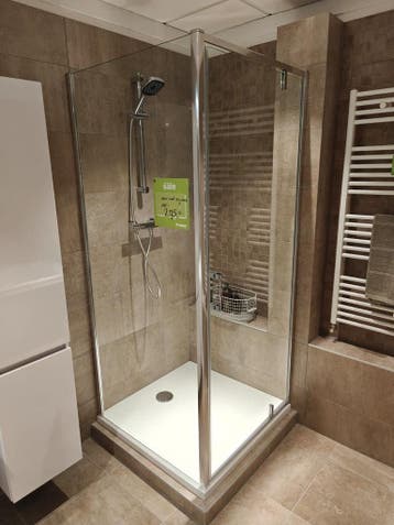 Douchecabine 90x90cm met gratis douchebak - 0034, Ophalen, Nieuw, Glas, Douche