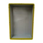 Stapelbak met deksel, 600x400x145 mm, euronorm, grijs, groen, Ophalen of Verzenden