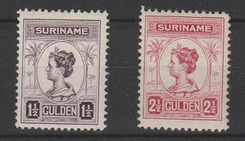 Postzegels Suriname 1913 NR.102-103 (1582), Postzegels en Munten, Postzegels | Suriname, Verzenden, Postfris