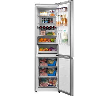 Kenwood K2NFMXA23 Koel/Vriescombinatie 201 cm - Grijs, 200 liter of meer, Ophalen of Verzenden, Nieuw