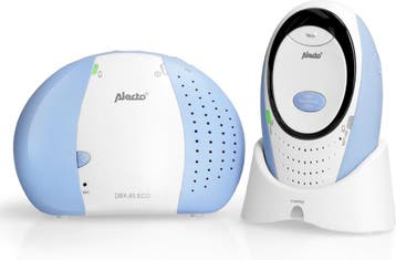 Alecto DBX-85 ECO - Full Eco DECT babyfoon - Wit/Blauw, Verzenden, Nieuw