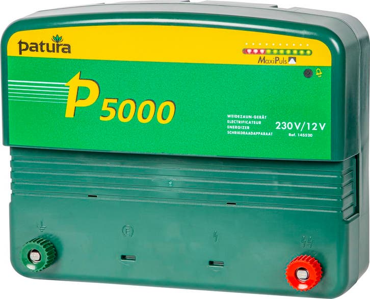 Patura P5000 MaxiPuls, combi schrikdraadapparaat 230V/12V, Dieren en Toebehoren, Overige Dieren-accessoires, Nieuw, Ophalen of Verzenden