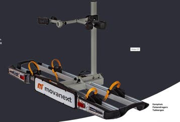 2026* Movanext Vision Plus CF Fietsendrager Op voorraad!, Verzenden, Nieuw, 2 fietsen, Trekhaakdrager
