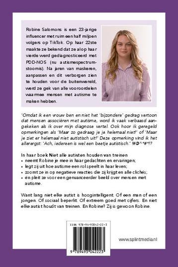 Niet alle autisten houden van treinen 9789493042223, Boeken, Verzenden, Zo goed als nieuw, Robine Salomons