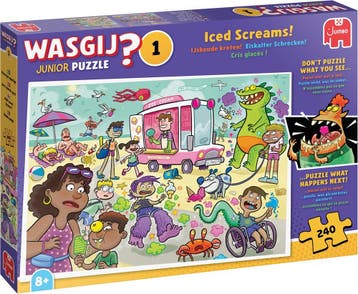 Wasgij Junior 1 - IJskoude Kreten! Puzzel (240 stukjes) |, Verzenden, Nieuw