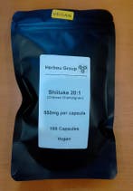 Shiitake - 100 capsules a 550mg, Verzenden, Nieuw, Poeder of Drank