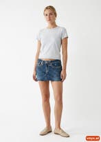 Gerafelde True Religion Rok in Donkerblauw maat W30, Ophalen of Verzenden, Nieuw