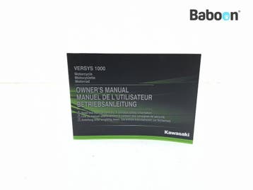 Instructie Boek Kawasaki Versys 1000 2020 (KLZ1000D), Verzenden, Gebruikt