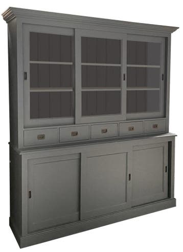 Buffetkast blauwgrijs Winsum 195cm, Ophalen of Verzenden, Nieuw