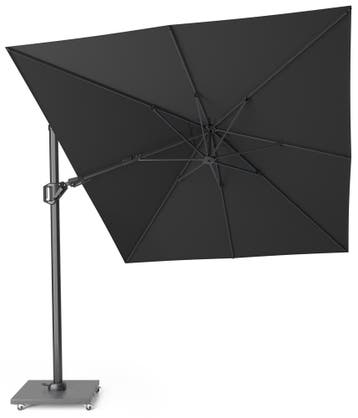 Challenger T2 premium zweefparasol 350x260 cm faded black, Tuin en Terras, Ophalen of Verzenden, Nieuw
