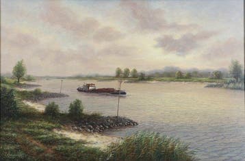 Hermanus Cornelis Hokken (1927-1988) - River (XL format)