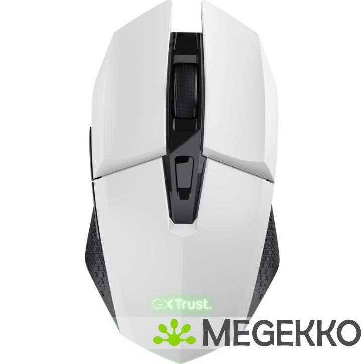 Trust GXT 110W Felox Draadloze Witte Gaming Muis, Computers en Software, Muizen, Nieuw, Verzenden