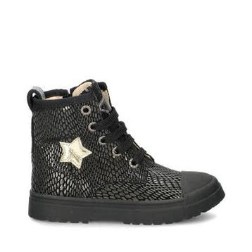 Shoesme veterboots in het Zwart, Kleding | Dames, Schoenen, Verzenden, Zwart, Lage of Enkellaarzen, Nieuw