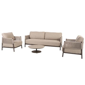 Boaz Savanne stoel bank loungeset 4 delig keramiek terre 4, Tuin en Terras, Ophalen of Verzenden, Nieuw