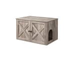 MaxxPet Houten Kattenhuis 80x53x50cm Ivory Bruin (Dier), Dieren en Toebehoren, Katten-accessoires, Verzenden, Nieuw