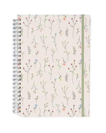 HEMA Fotoboek plakboek met spiraal 32.5x23 bloemen, Verzenden, Nieuw