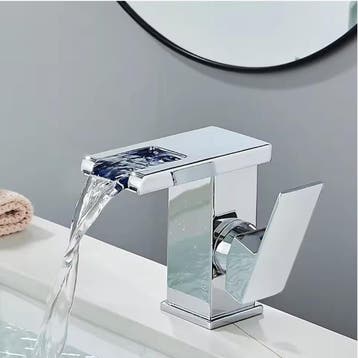 LED waterval wastafelkraan warm en koud, Verzenden, Nieuw