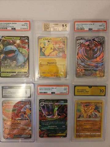 6 Graded card - PSA, Hobby en Vrije tijd, Nieuw