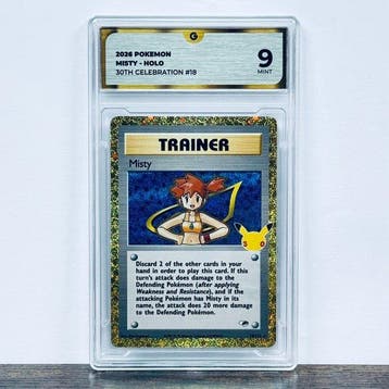 Pokémon Graded card - Misty Holo 18 - 30th Anniversary –, Nieuw