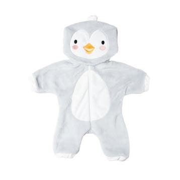 Poppenoutfit Onesie Pinguin, 35-45 cm (Binnenspeelgoed), Ophalen of Verzenden, Nieuw