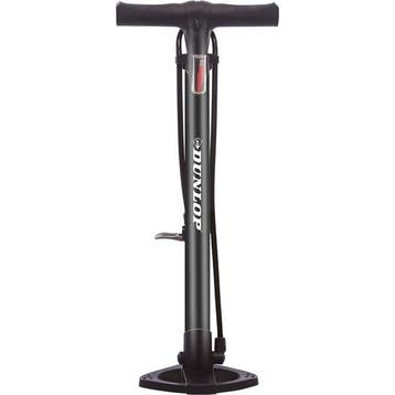 Fietspomp | Dunlop (12 bar, Extra ventielen, Zwart), Verzenden, Nieuw