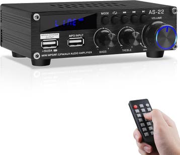 Hifi Audio Versterker 80W | USB/FM/AUX | Tweedekansje, Overige merken, Ophalen of Verzenden, Zo goed als nieuw, 60 tot 120 watt