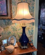 Lamp - Faience, Brons