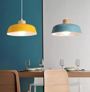 Scandinavische Houten Hanglamp – Macaron Design, Huis en Inrichting, Verzenden, Nieuw