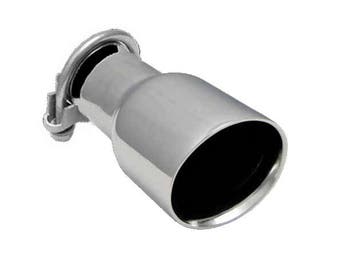 Uitlaatsierstuk RVS - Rond - passend 45-60 mm - Ø 84 mm, Auto-onderdelen, Uitlaatsystemen, Verzenden, Nieuw