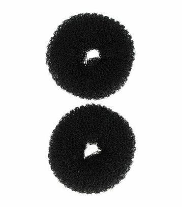 Haardonut 6cm – Klein – Hulpmiddel voor Knot – Zwart – 2, Nieuw